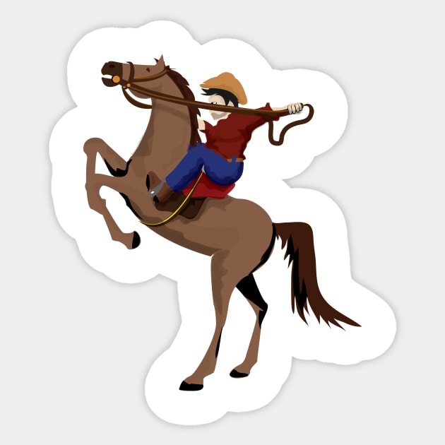 Cowboy Sticker by nickemporium1